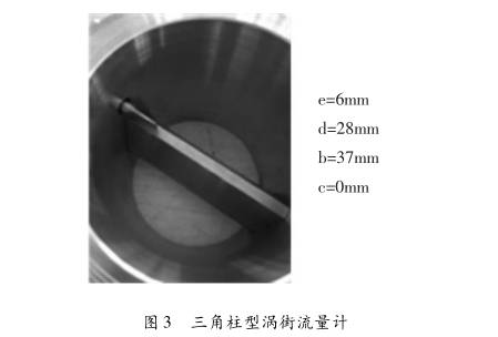 三角柱型涡街流量计图示