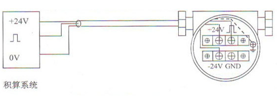 输出频率信号的三线制涡街流量计配线设计
